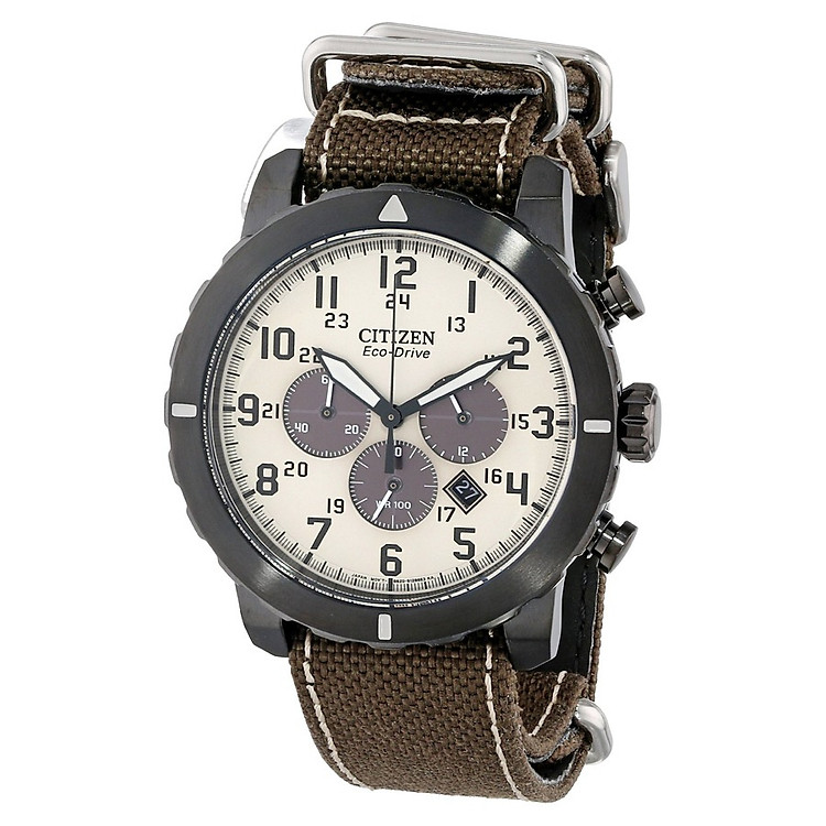 Đồng Hồ Nam Dây Vải Citizen CA4095-04H - Xanh