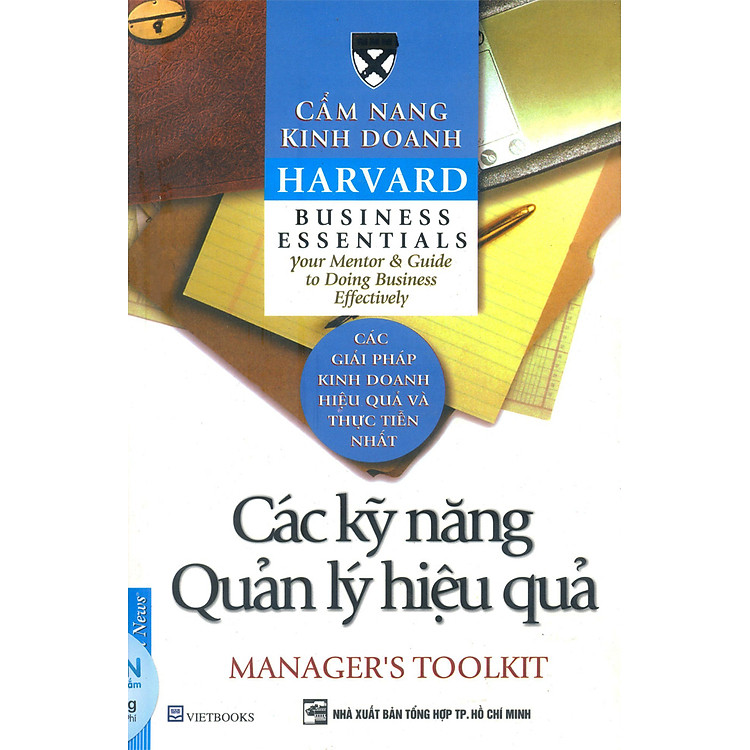 Sách Cẩm Nang Kinh Doanh - Các Kỹ Năng Quản Lý Hiệu Quả