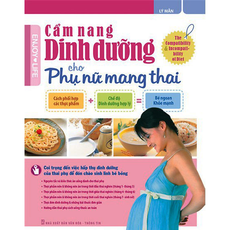 Sách Cẩm Nang Dinh Dưỡng Cho Phụ Nữ Mang Thai