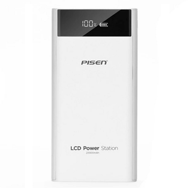 Sạc Dự Phòng Pisen Power Station LCD 20000mAh - Hàng Chính Hãng