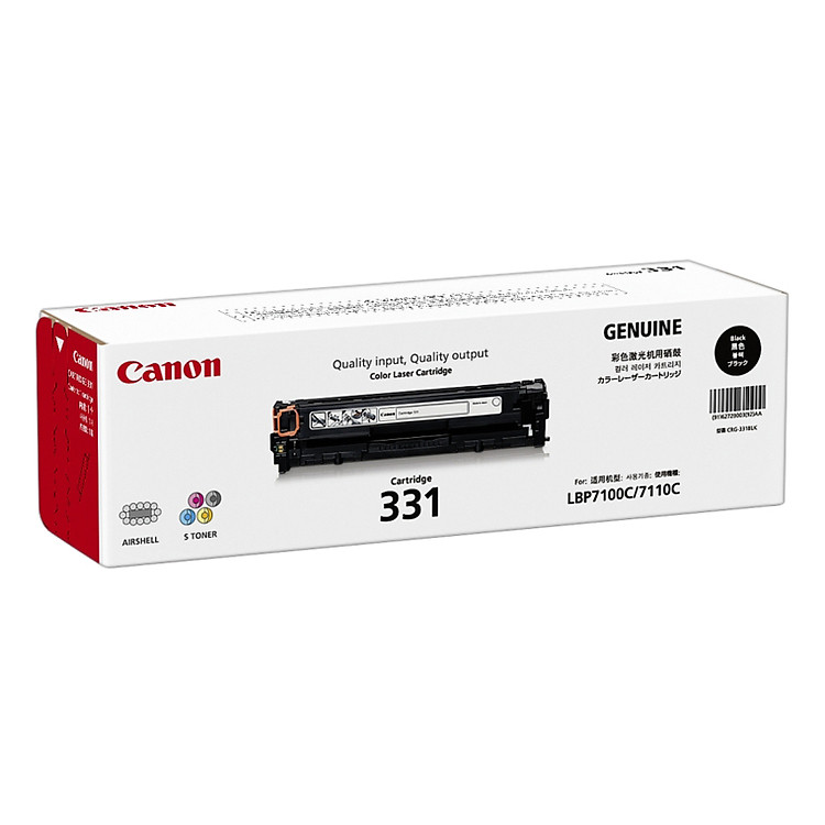 Mực In Canon Cartridge 331 BK - Hàng Chính Hãng