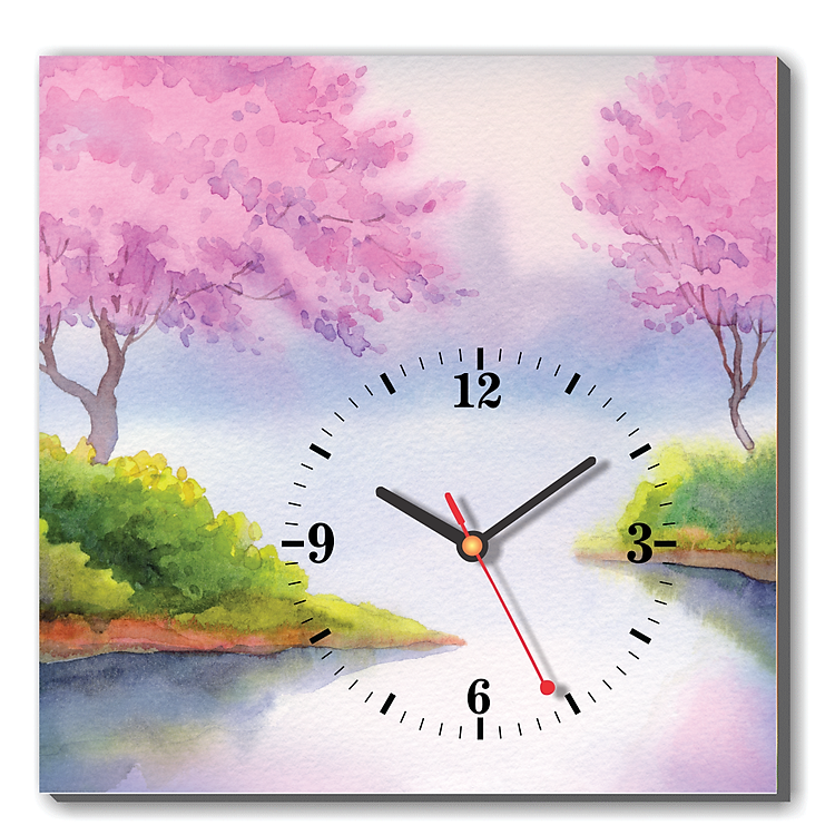 Tranh Đồng Hồ Dyvina 1T3030-25 - Chiều Tím