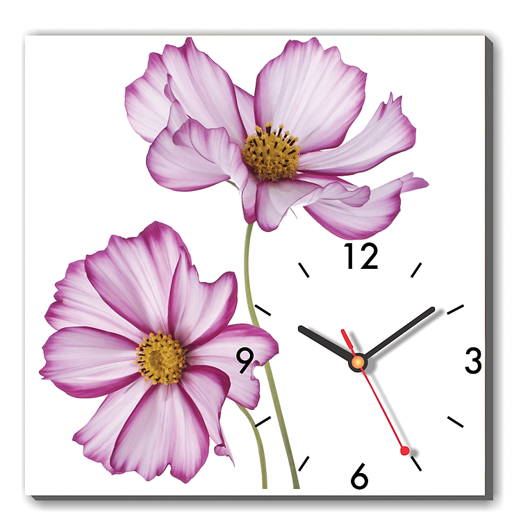 Tranh Đồng Hồ Dyvina 1T3030-36 - Hoa Sao Tím
