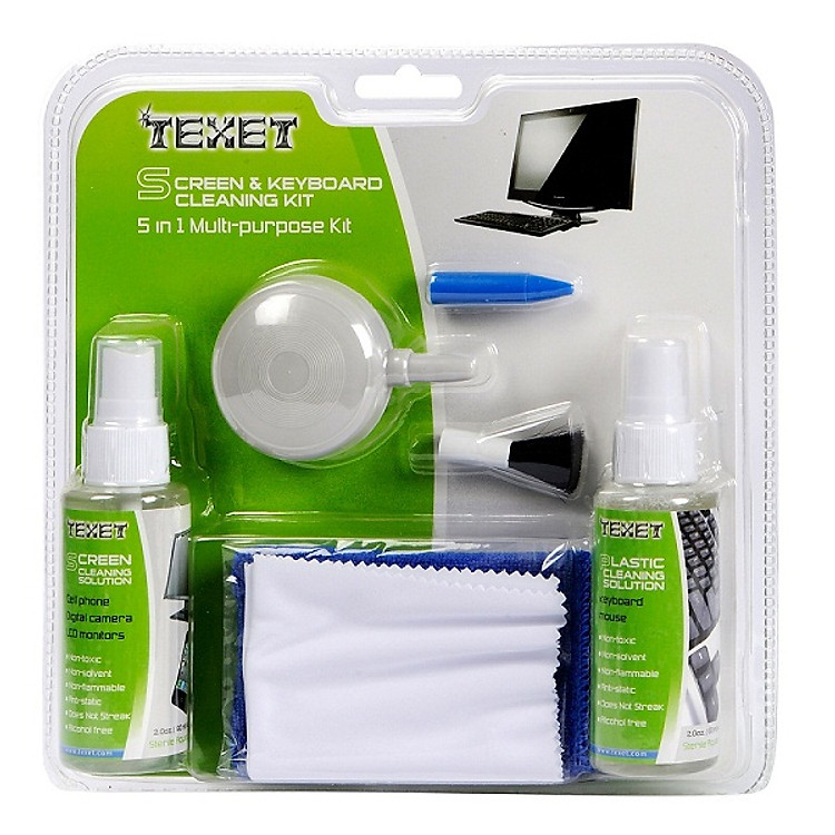Bộ Vệ Sinh Máy Tính 5 Món Texet CCK545 - Hàng Chính Hãng