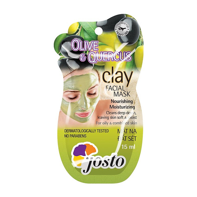 Mặt Nạ Đất Sét Trắng Và Ôliu Josto