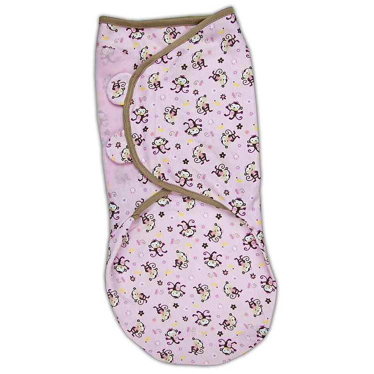 Chăn Quấn Summer Infant - Họa Tiết Khỉ Con - Size L - SM72850