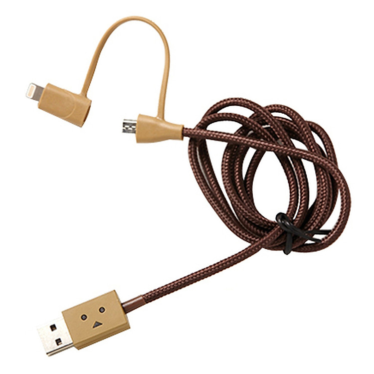 Cáp Sạc Cheero 2 in 1 Lightning Và Micro USB CHE-226 - Hàng Chính Hãng