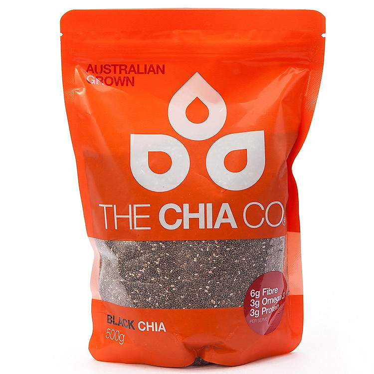 Thực Phẩm Chức Năng Chia Seed Hạt Màu Đen The Chia Co Black Chia (Hộp 500g) - 204294