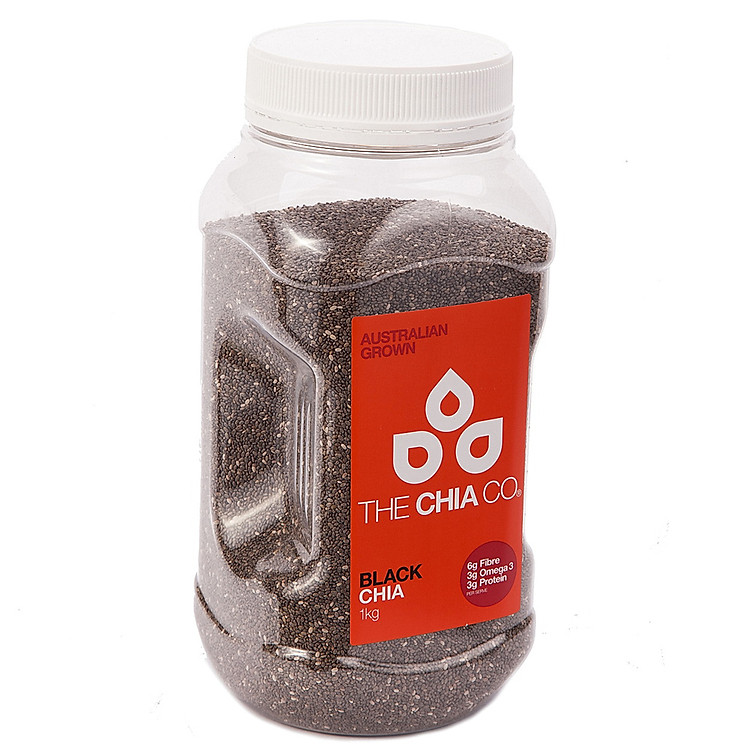 Thực Phẩm Chức Năng Chia Seed Hạt Màu Đen The Chia Co Black Chia (Hộp 1kg) - 204517