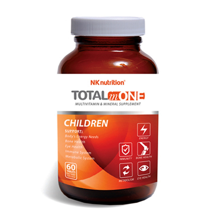 Thực Phẩm Chức Năng Hỗ Trợ Tăng Trưởng Chiều Cao NK Nutrition Total in One Children (60 Viên)