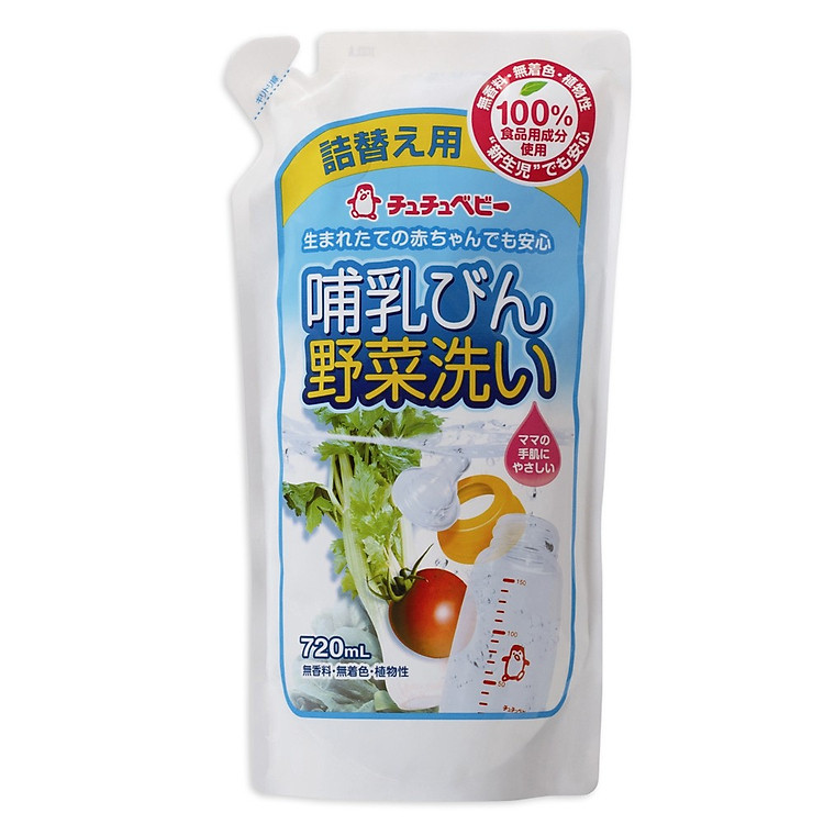 Nước Rửa Bình Và Hoa Quả ChuChu Baby (720ml)