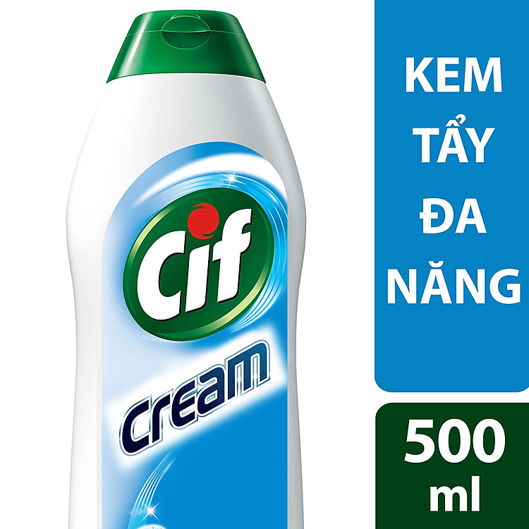Kem Tẩy Đa Năng Cif Trắng Dạng Chai 500ml