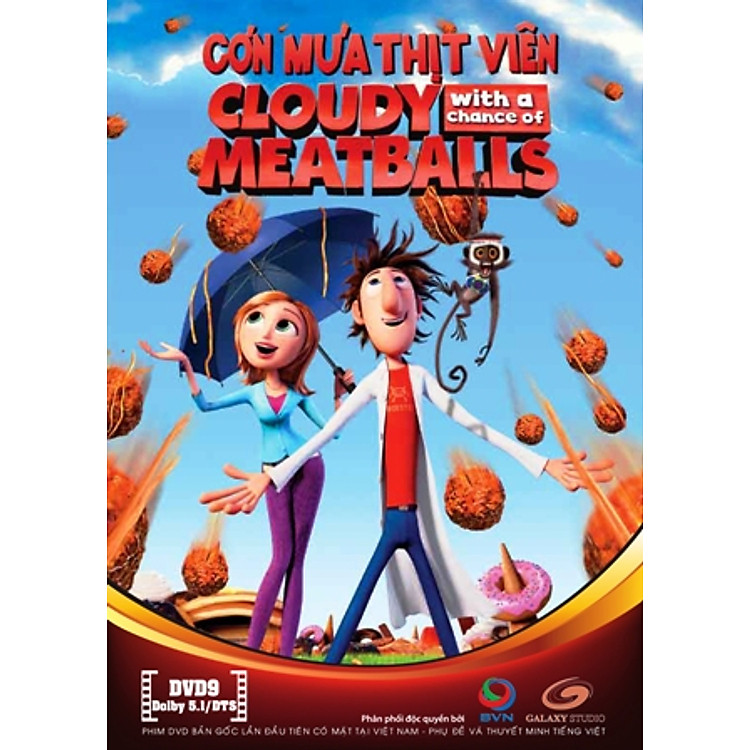 Cơn Mưa Thịt Viên - Cloudy with a Chance of Meatballs (DVD)