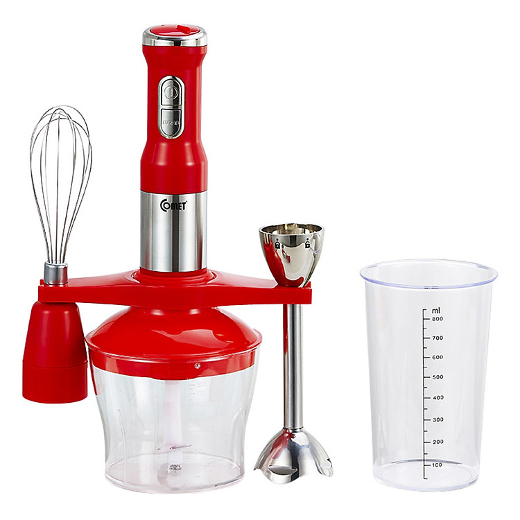 Máy Xay Sinh Tố Cầm Tay Comet CM9539R (800ml) - Hàng Chính Hãng