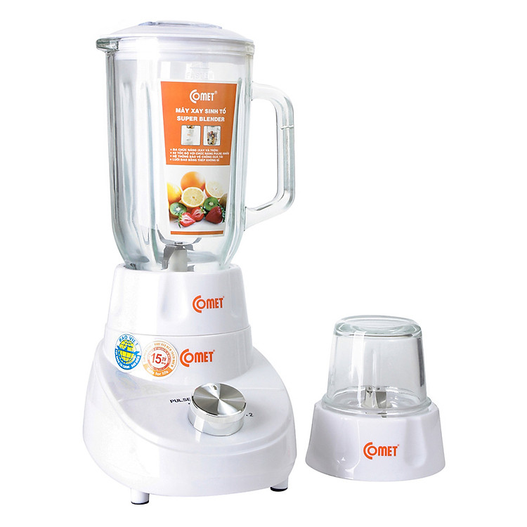 Máy Xay Sinh Tố Comet CM9976 -Trắng (1.25L) - Hàng Chính Hãng