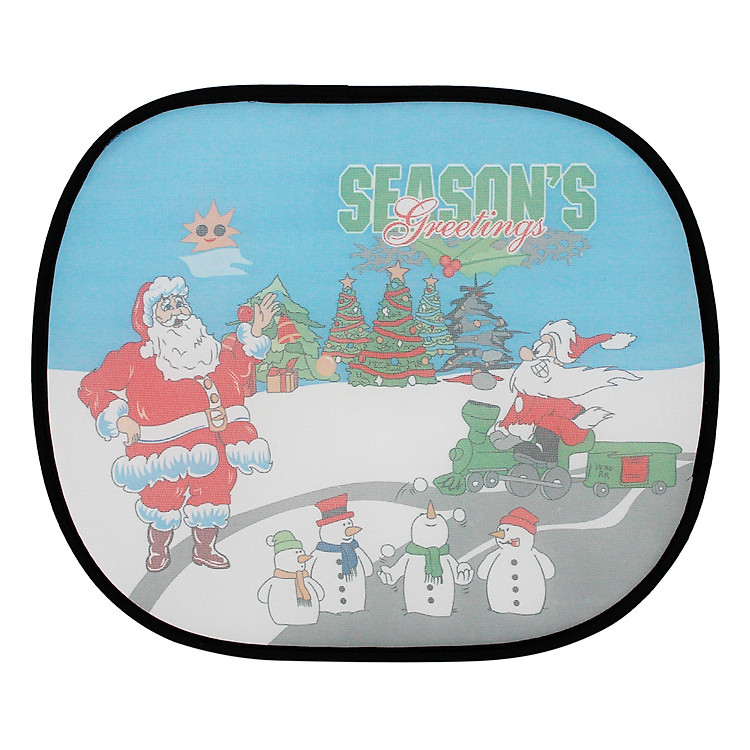 Tấm Che Nắng Tròn Hình Ông Già Noel CNLXTRHNB9