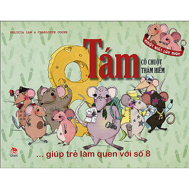 Sách Giúp Trẻ Làm Quen Với Số 8 - Cô Chuột Thám Hiểm