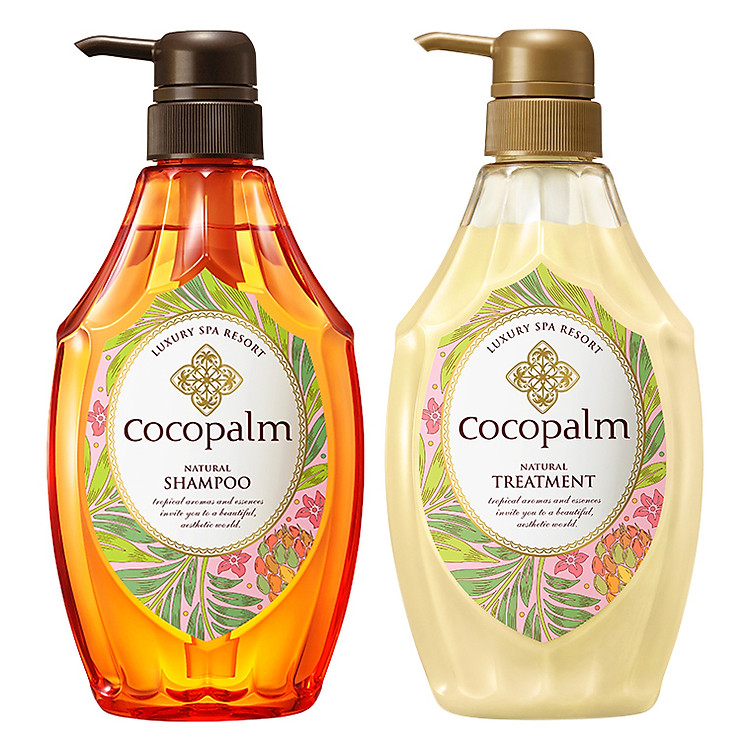 Combo Dầu Gội Và Dầu Xả Cocopalm (600ml) ( Saraya)