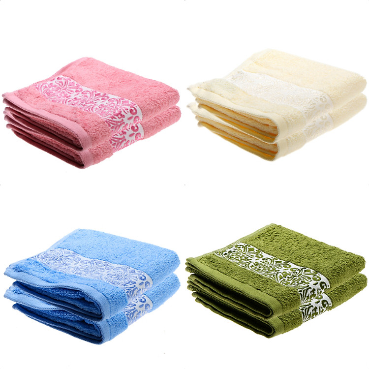 Combo 2 Khăn Mặt Quảng Phú FQAF 34*75 cm