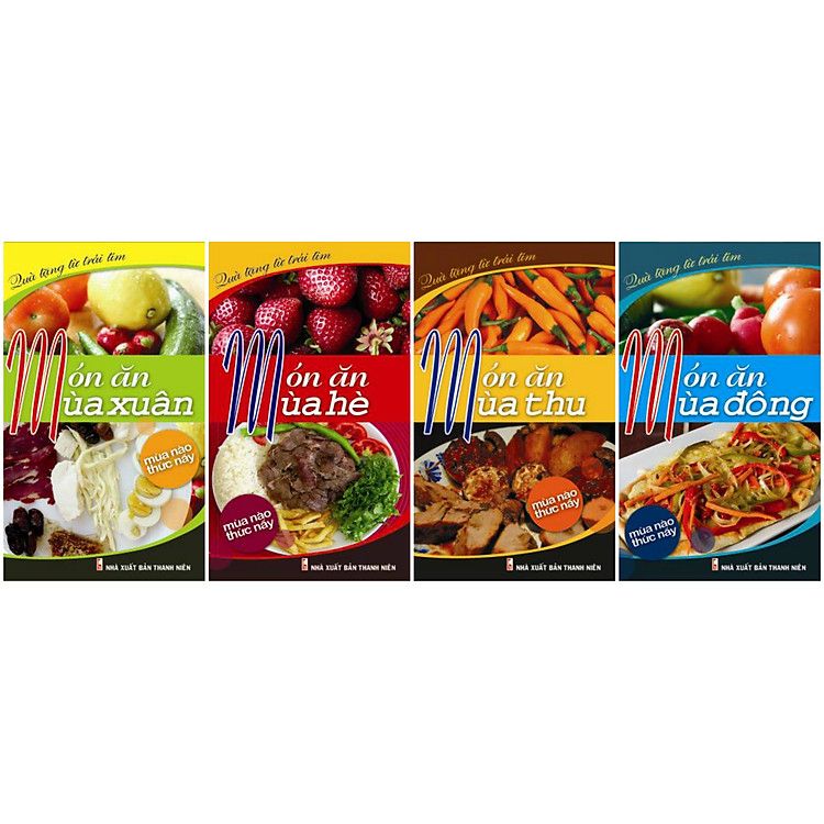Combo Món Ăn Bốn Mùa (Trọn Bộ 4 Cuốn)