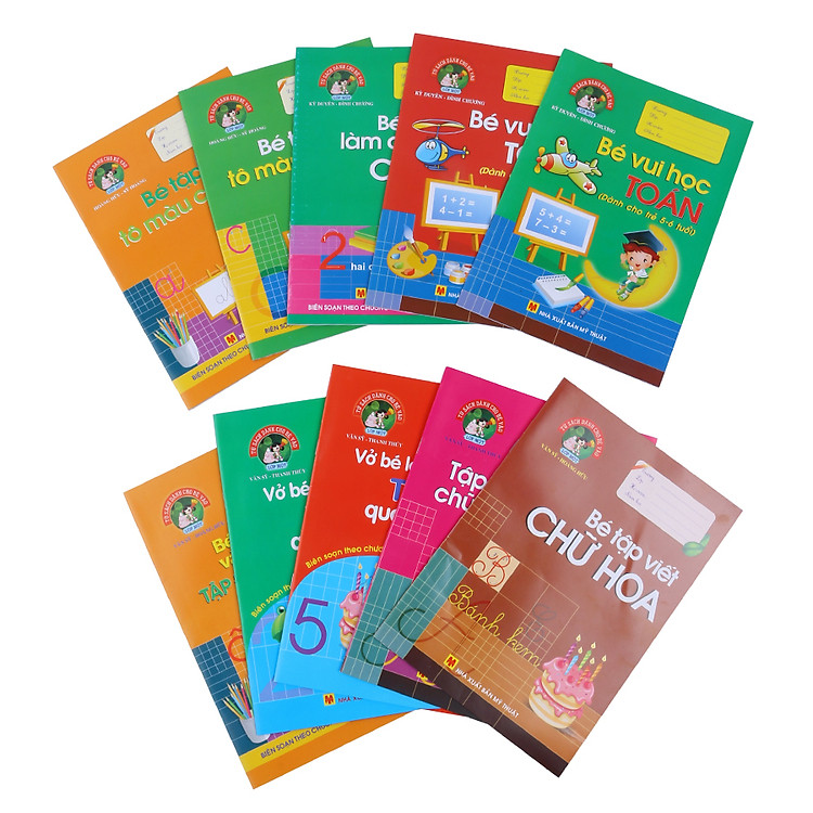 Combo Tủ Sách Dành Cho Bé Vào Lớp 1 (Trọn Bộ 10 Cuốn)