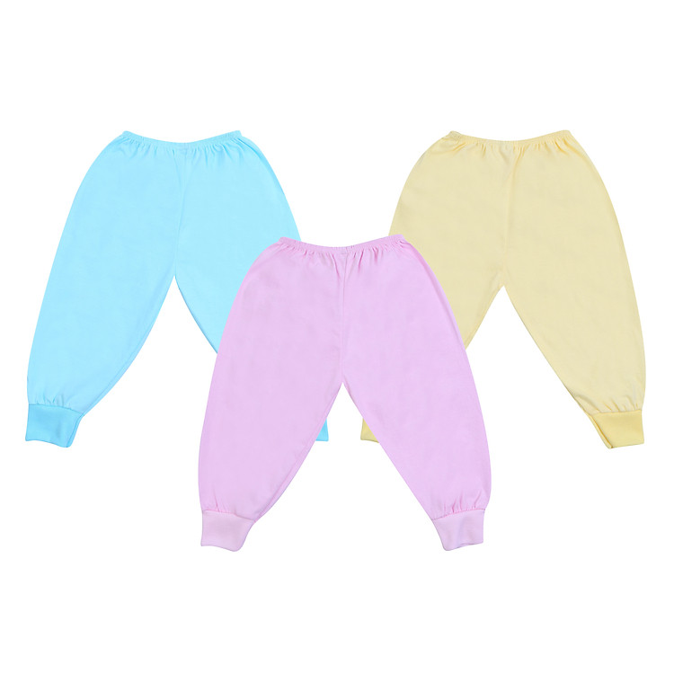 Combo 3 Quần Dài Bo Ống MihaBaby QD13 - Màu Pastel