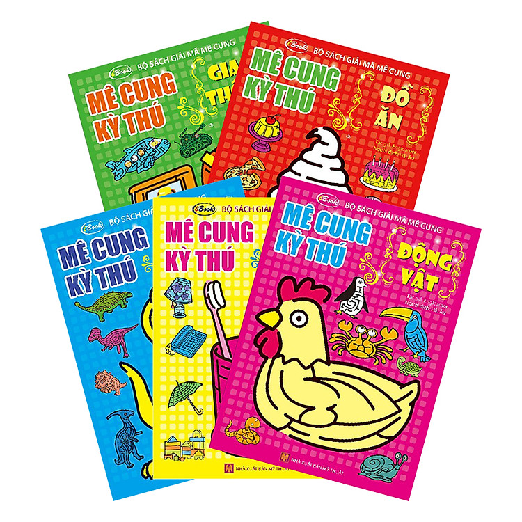 Combo Bộ Sách Giải Mã Mê Cung - Mê Cung Kỳ Thú (Trọn Bộ 5 Cuốn)