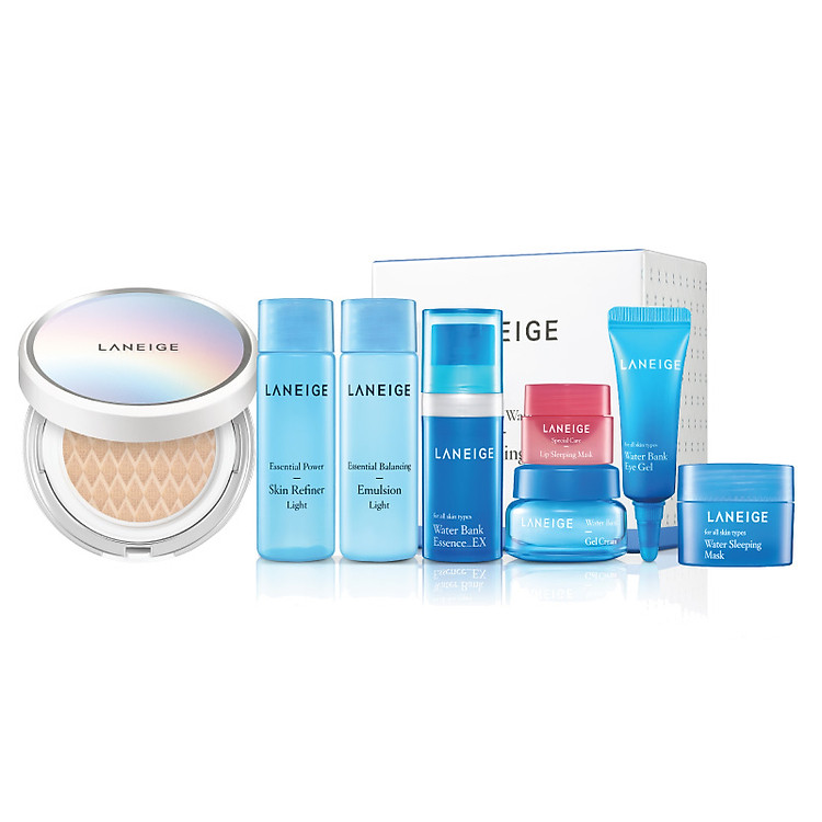 Bộ Trang Điểm Và Dưỡng Ẩm Cho Da Rạng Ngời Laneige BB Cushion Whitening N21 (15g)