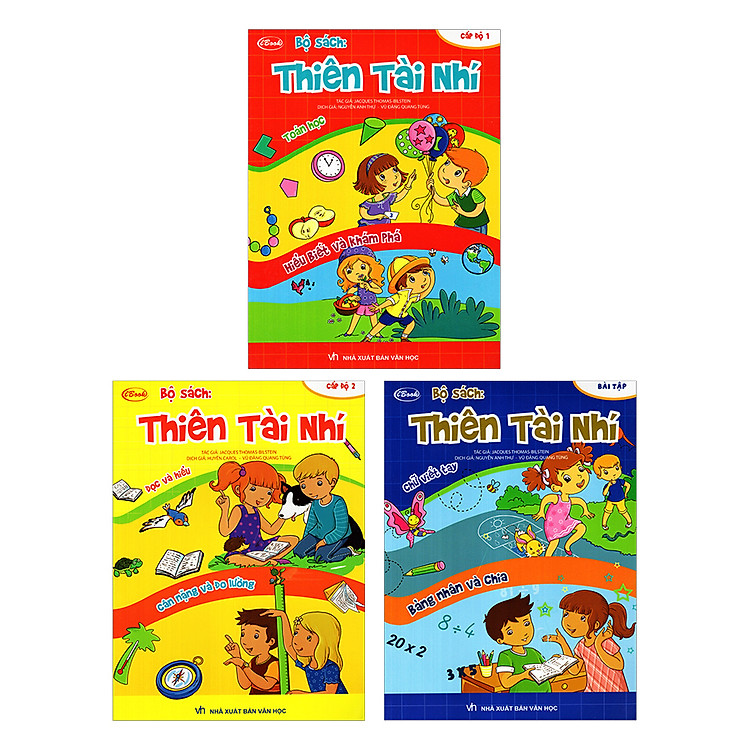 Combo Bộ Thiên Tài Nhí (Trọn Bộ 3 Cuốn)