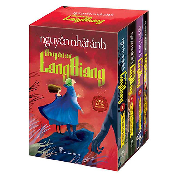 Combo Nguyễn Nhật Ánh: Chuyện Xứ Lang Biang (Trọn Bộ 4 Tập) - Tặng Kèm 4 Sổ Thần Chú + 1 Túi Xách Màu Mùa Hè Rực Rỡ (Màu Ngẫu Nhiên - Số Lượng Có Hạn)