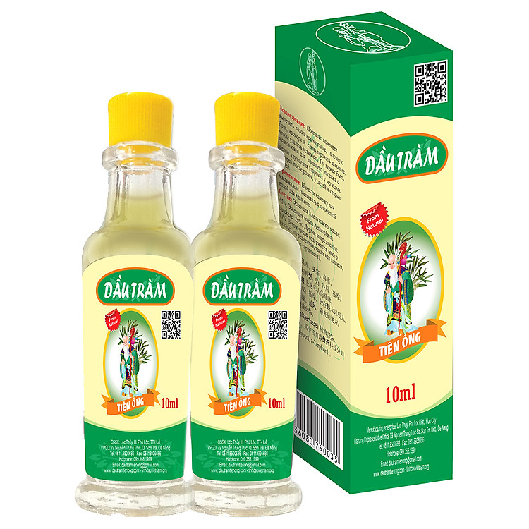 Combo 2 Chai Dầu Tràm Tiên Ông (10ml)