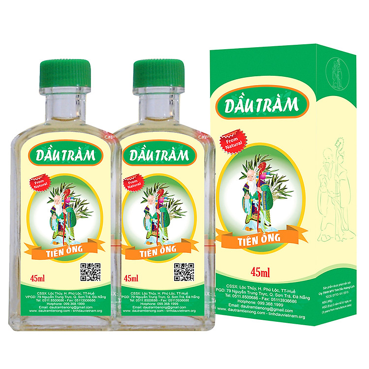 Combo 2 Chai Dầu Tràm Tiên Ông (45ml)