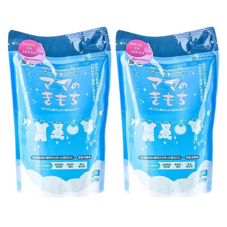 Combo 2 Túi Châm Nước Giặt Đồ Chinoshio Mom's Love Baby