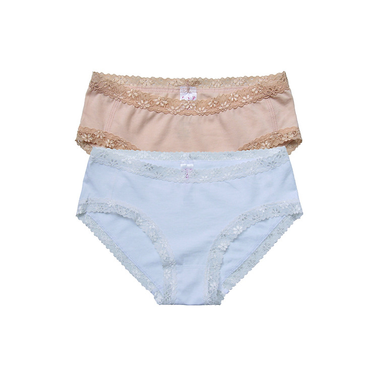 Combo 2 Quần Lót Nữ Cotton Viền Ren Miley FCS0901-0201