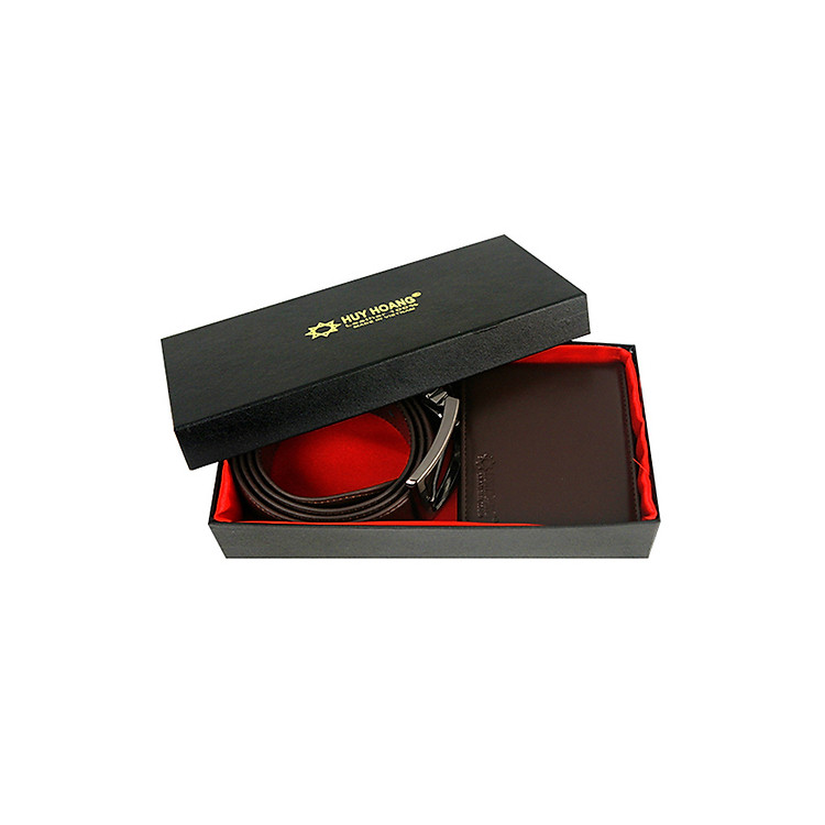 Combo Huy Hoàng - Bóp Nam HH2103 Và Dây Nịt Nam HH4130