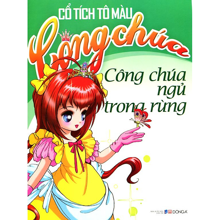 Sách Cổ Tích Tô Màu Công Chúa - Công Chúa Ngủ Trong Rừng