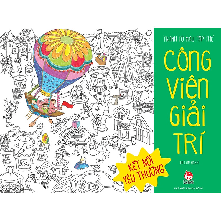 Sách Tranh Tô Màu Tập Thể - Công Viên Giải Trí