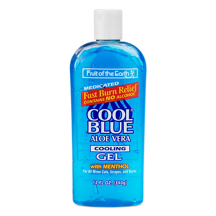Gel Dưỡng Da Cool Blue Aloe Vera Và Bạc Hà Fruit Of The Earth 340gr - F13112