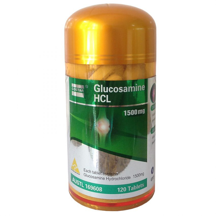 Thực Phẩm Chức Năng Hỗ Trợ Điều Trị Bệnh Xương Khớp Costar Glucosamine HCL 1500mg - Hộp 120 Viên