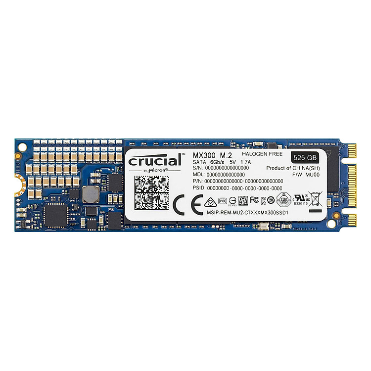 Ổ Cứng SSD M.2 Crucial MX300 525GB - Hàng Chính Hãng