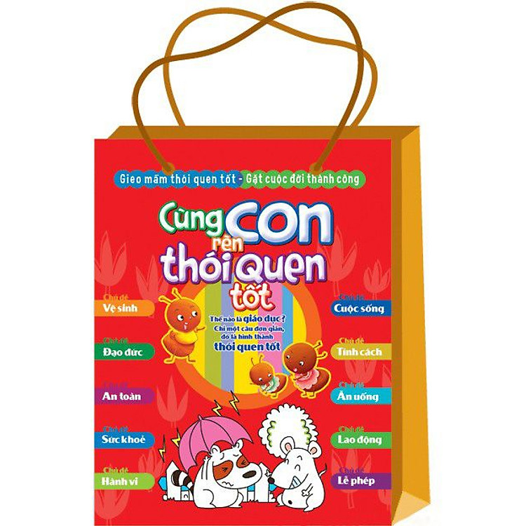 Sách Cùng Con Rèn Thói Quen Tốt - Bộ Túi