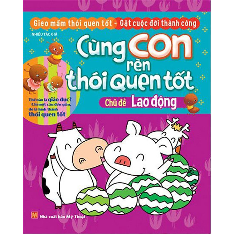 Sách Cùng Con Rèn Thói Quen Tốt - Lao Động