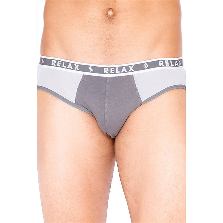 Quần Brief Thun Giãn 4 Chiều Relax RLTK023 - Xám Đậm