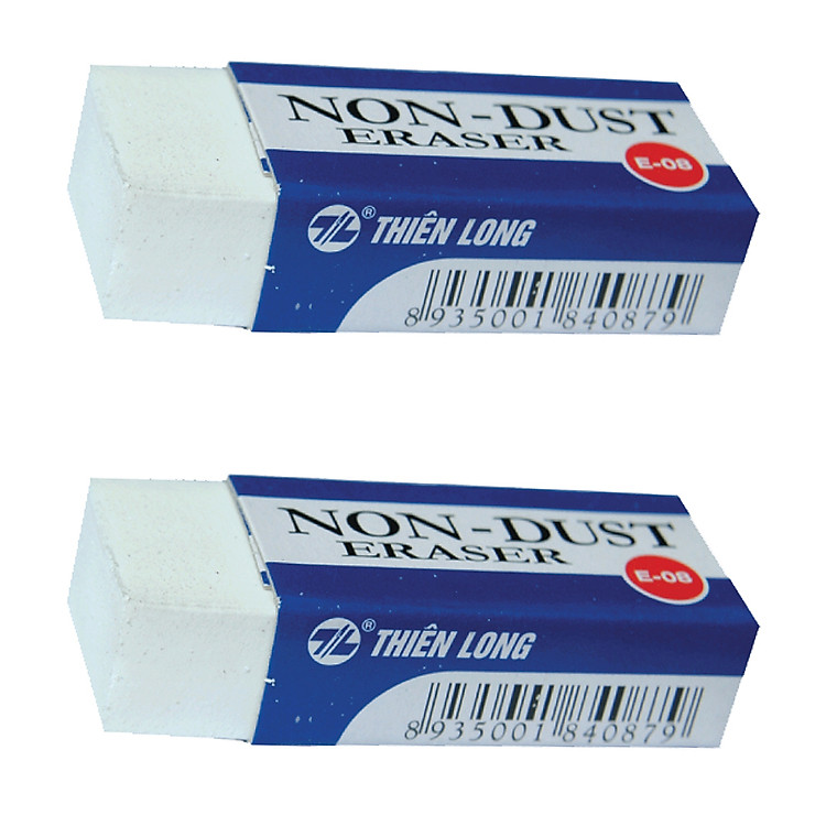 Vỉ 2 Cục Gôm Thiên Long E-08