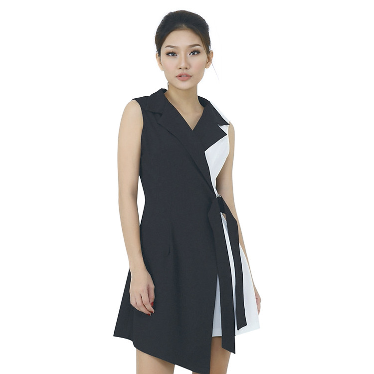 Đầm Gile Vest Phối Màu La Belle D211 - FreeSize