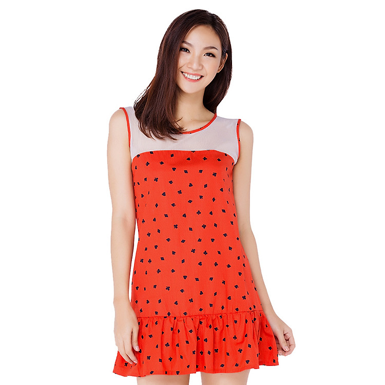 Đầm Đuôi Cá Cirino D_DC_PLDC - Cam