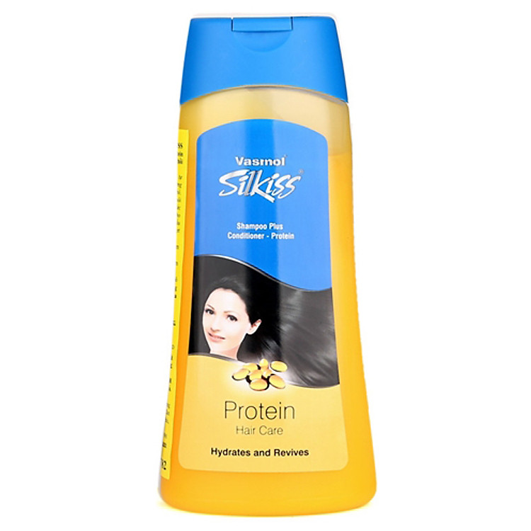 Dầu Gội Thảo Dược Bổ Sung Protein Dưỡng Phục Hồi Tóc Vasmol Silkiss - 250ml