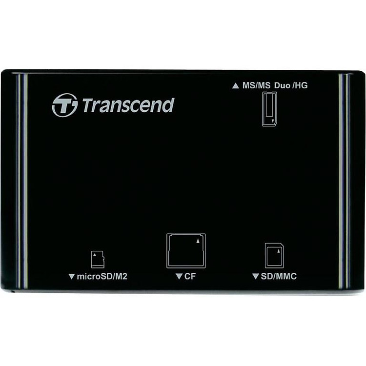 Đầu Đọc Thẻ Nhớ Transcend P8 - Trắng/Đen - Hàng chính hãng