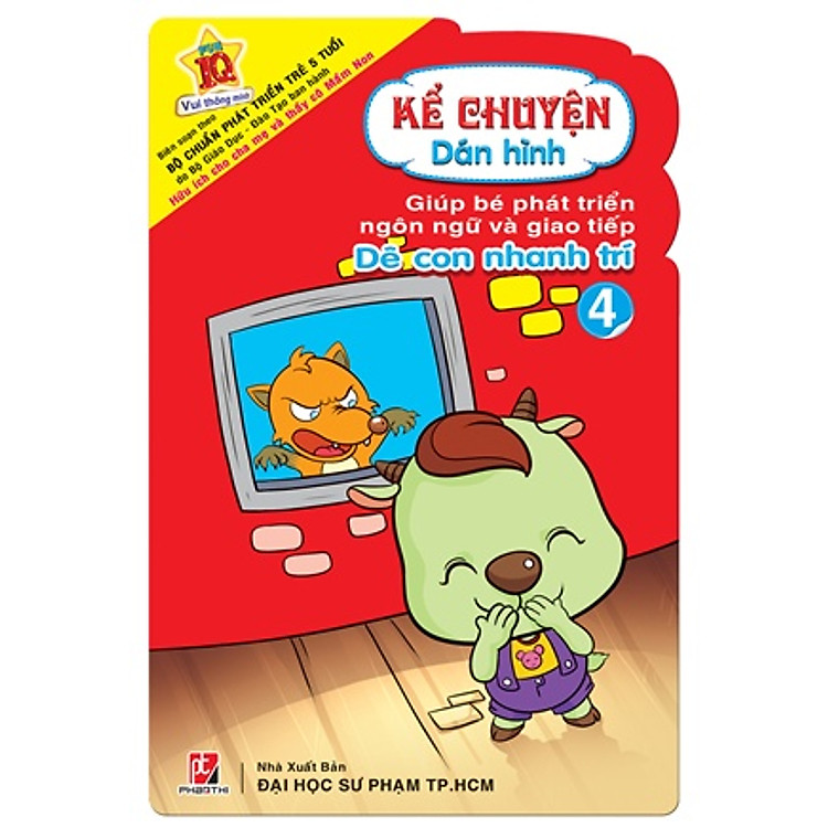 Sách Kể Chuyện Dán Hình 4 - Dê Con Nhanh Trí