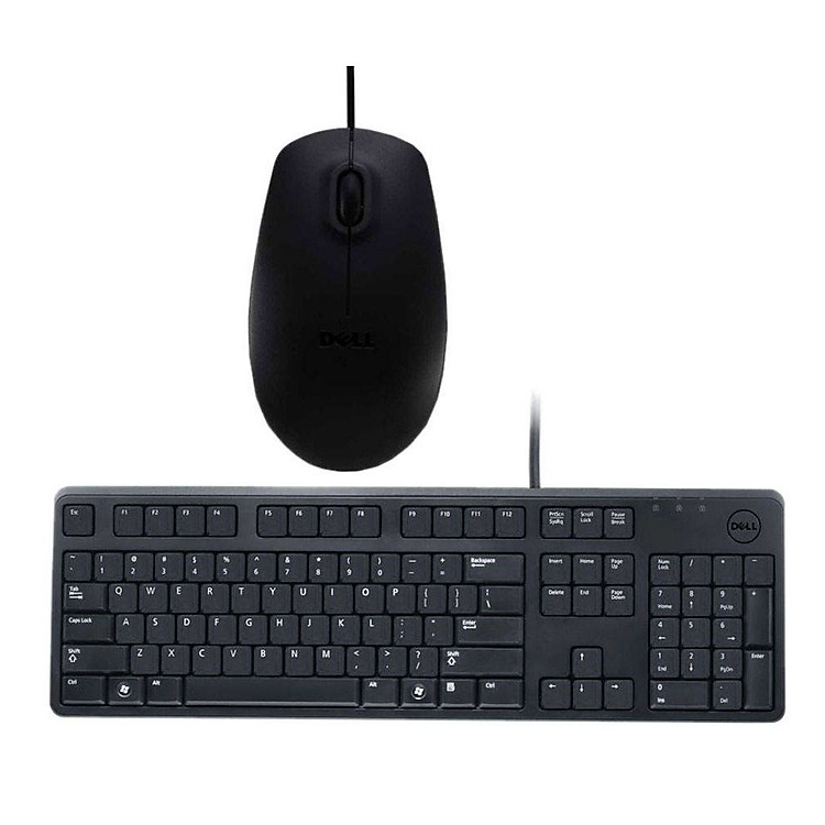 Bộ Bàn Phím Dell KB212 Và Chuột Dell MS111 - Hàng Chính Hãng